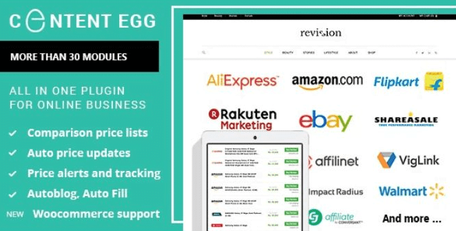Wordpress Content Egg Pro Plugin