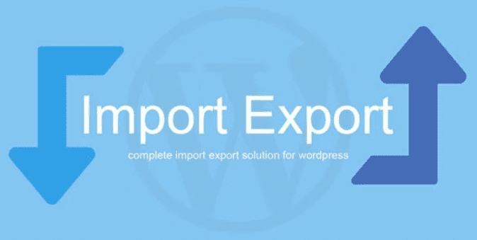 WP Import Export Plugin