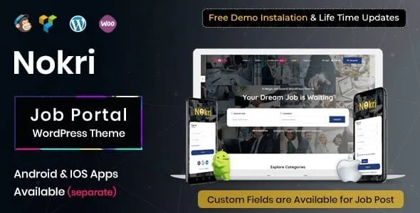 Nokri Job Board WordPress Theme