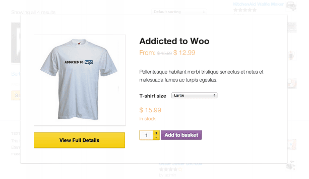 Woocommerce Quick View Plugin
