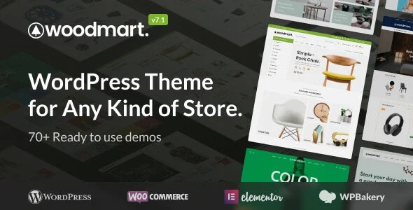 WoodMart WordPress Theme Free Download