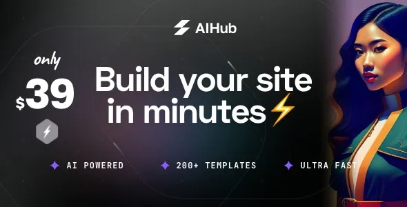 AI Hub Startup WordPress Theme