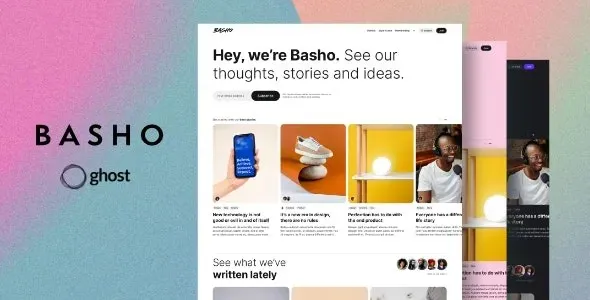 Basho Theme - Multipurpose Ghost Blog