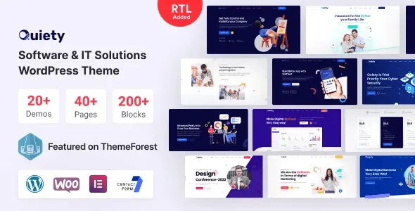 Quiety WordPress Theme – Software & IT Solutions