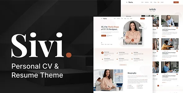 Sivi Theme Personal CV/Resume