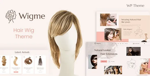 Wigme Hair Extensions WooCommerce Shop WordPress Theme