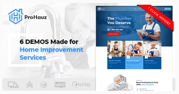 ProHauz WordPress Theme Handyman & Plumber