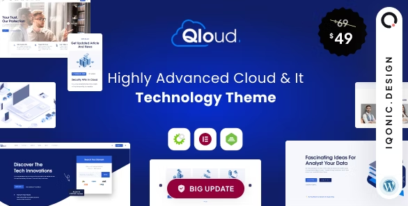 Qloud 3.0 - WHMCS, Cloud Computing, Apps & Server WordPress Theme