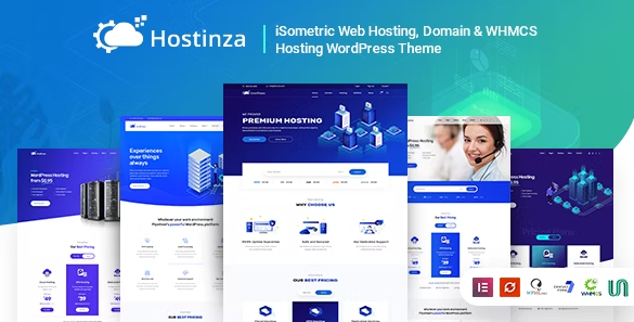 Hostinza - Whmcs Web-Hosting WordPress Theme