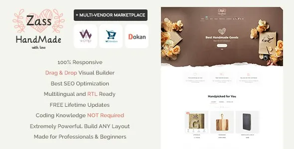 Zass WooCommerce Theme for Handmade Artists and Artisans
