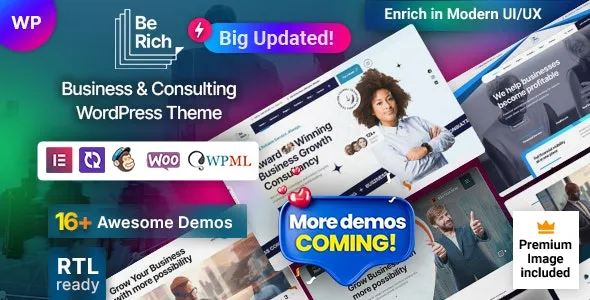 Berich Consulting Business WordPress Theme