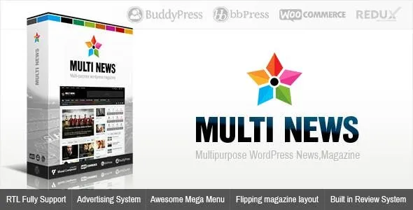 Multinews Magazine WordPress Theme Free Download