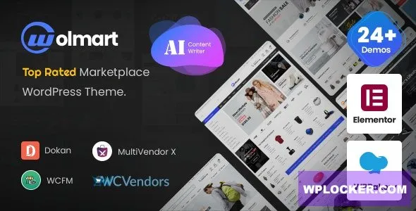 Wolmart Theme Multi-Vendor Marketplace WooCommerce