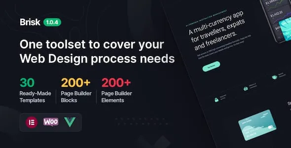 Brisk Theme - Multi-Purpose Elementor