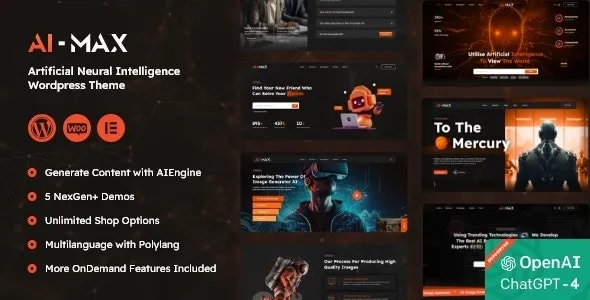 AI MAX Artificial Neural Network WordPress Theme