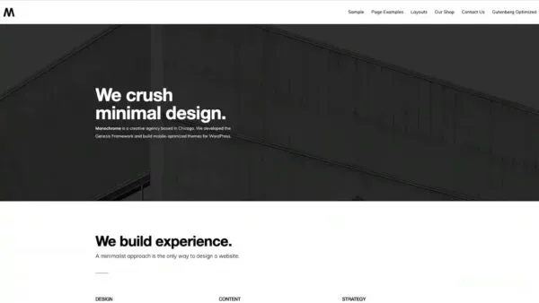 StudioPress Monochrome Pro Theme For WordPress