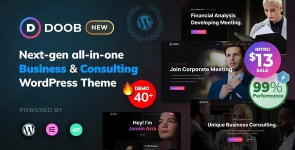 Doob Business & Consulting WordPress Theme