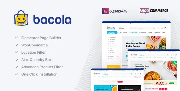Bacola WordPress Theme Free Download