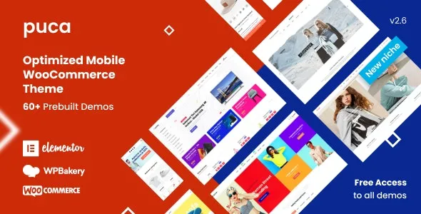 Puca Optimized Mobile WooCommerce Theme