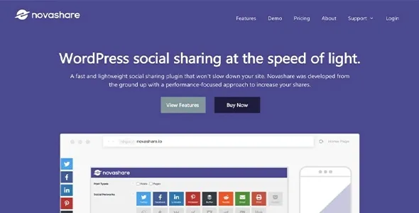 Novashare WordPress Plugin